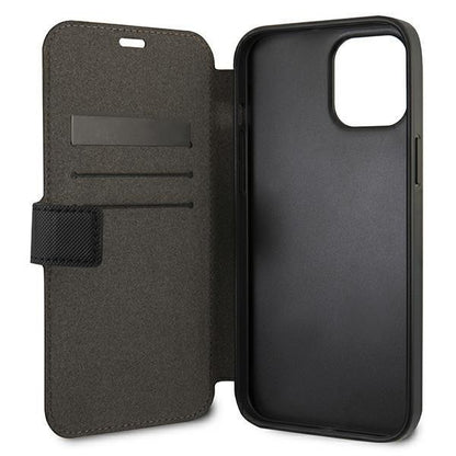 US Polo iPhone 12/12 Pro 6.1"  Buch Polo Embroidery Collection Handyhülle schwarz