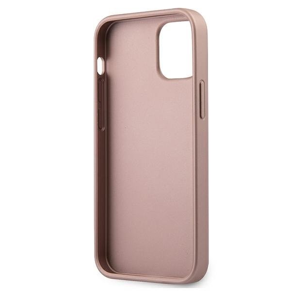 Guess iPhone 12 mini 5,4"  Hardcase Irisierend Roségold