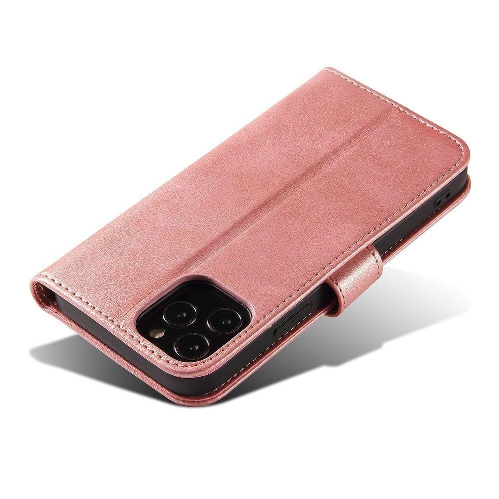 Magnet Case booktype case schutzhülle aufklappbare hülle für Samsung Galaxy A42 5G rosa