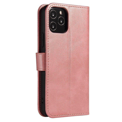 Magnet Case booktype case schutzhülle aufklappbare hülle für Samsung Galaxy A42 5G rosa