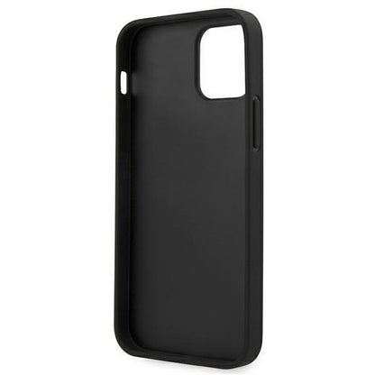 Guess iPhone 12 mini 5,4" grau / grau Hardcase 4G Stripe