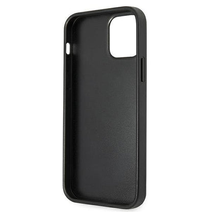 Guess iPhone 12 mini 5,4" grau / grau Hardcase 4G Big Metal Logo