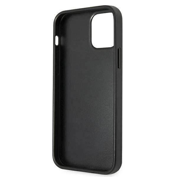 Guess iPhone 12 mini 5,4" grau / grau Hardcase 4G Big Metal Logo