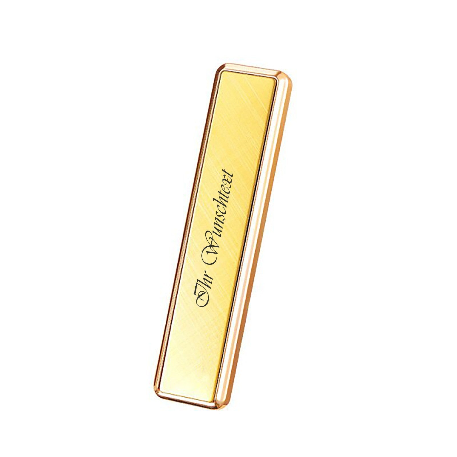 USB Feuerzeug ohne Gas/ Gold (Auf Wunsch mit Gravur)