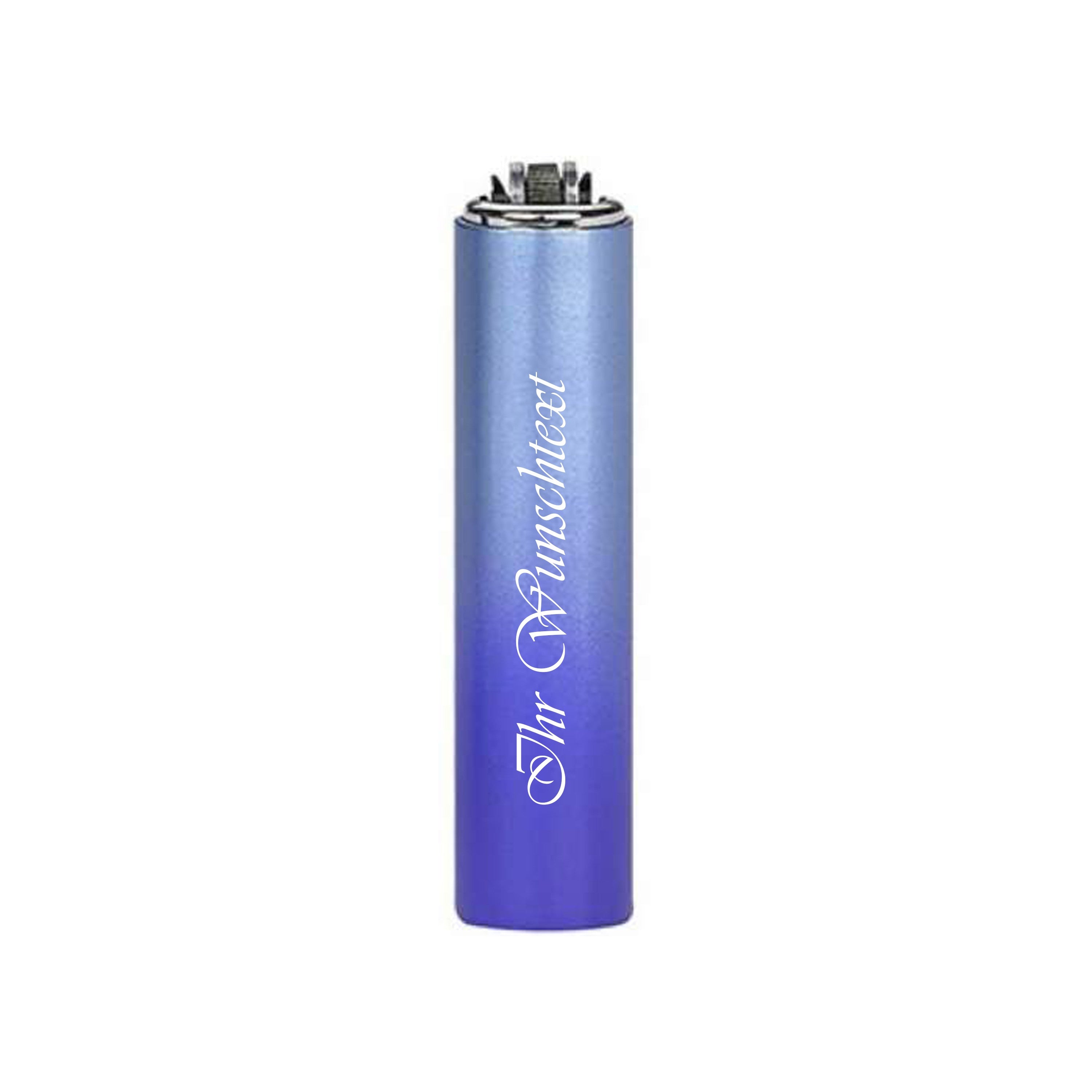 Clipper Cover "Blue Gradient", Micro Lila und Blau (Auf Wunsch mit Gravur)