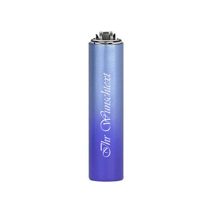 Clipper Cover "Blue Gradient", Micro Lila und Blau (Auf Wunsch mit Gravur)