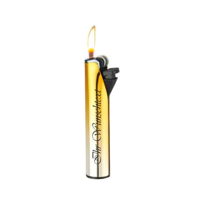 Metall Feuerzeug Reibrad SUMMER Gold und Silber  (Auf Wunsch mit Gravur)