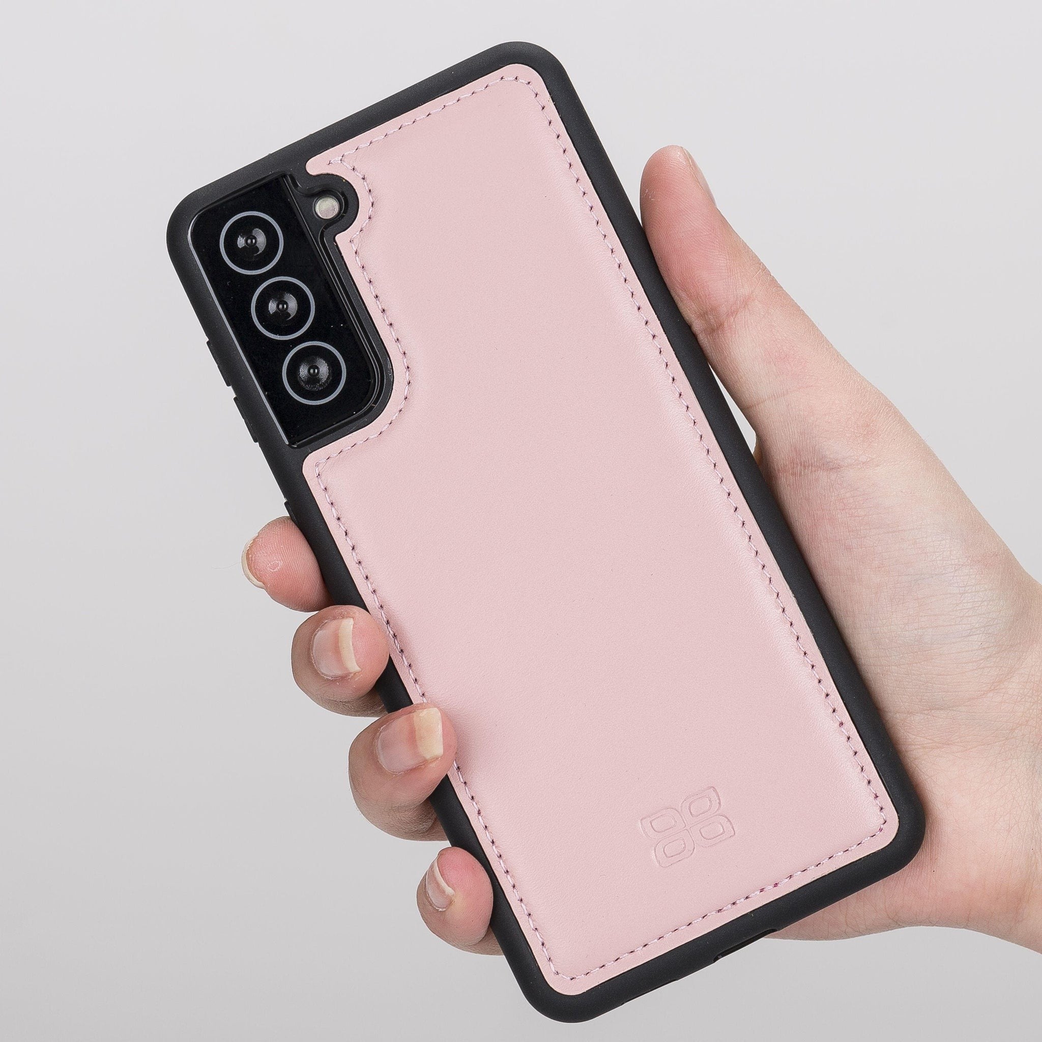 BOULETTA FLEX COVER BACK LEDER CASE FÜR SAMSUNG GALAXY S21 PLUS- Pink