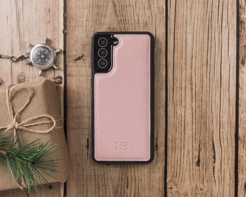 BOULETTA FLEX COVER BACK LEDER CASE FÜR SAMSUNG GALAXY S21 PLUS- Pink