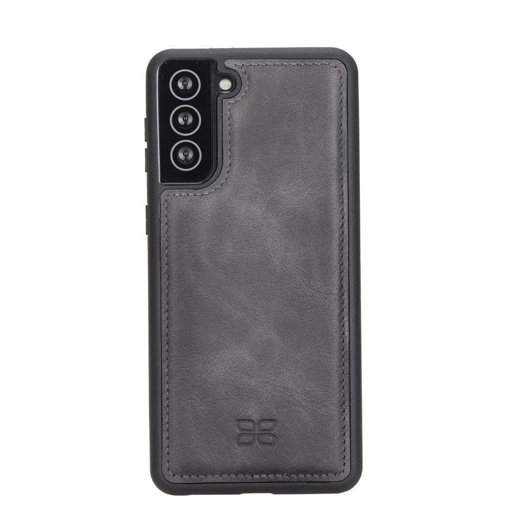 BOULETTA FLEX COVER BACK LEDER CASE FÜR SAMSUNG GALAXY S21 PLUS- Grey