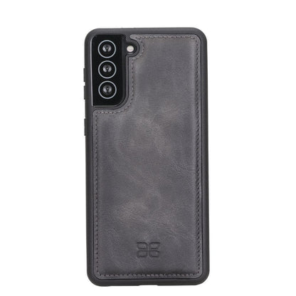 BOULETTA FLEX COVER BACK LEDER CASE FÜR SAMSUNG GALAXY S21 PLUS- Grey
