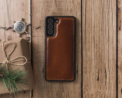 BOULETTA FLEX COVER BACK LEDER CASE FÜR SAMSUNG GALAXY S21 PLUS- Tan
