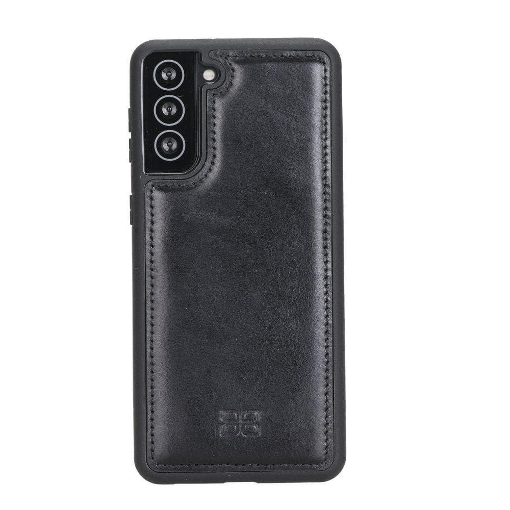 BOULETTA FLEX COVER BACK LEDER CASE FÜR SAMSUNG GALAXY S21 PLUS- Black