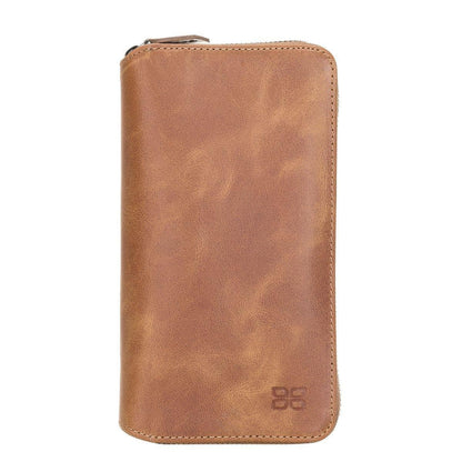 BOULETTA MAGNETISCHE ABNEHMBARE POUCH HANDYHÜLLE AUS LEDER MIT RFID-BLOCKER FÜR SAMSUNG GALAXY S21 Plus - Tan