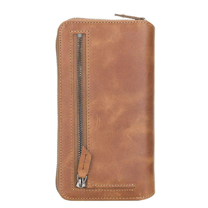BOULETTA MAGNETISCHE ABNEHMBARE POUCH HANDYHÜLLE AUS LEDER FÜR SAMSUNG GALAXY S21| Tan