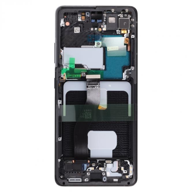 Samsung Galaxy S21 Ultra G998B/DS LCD Display Phantom Schwarz Serviceware