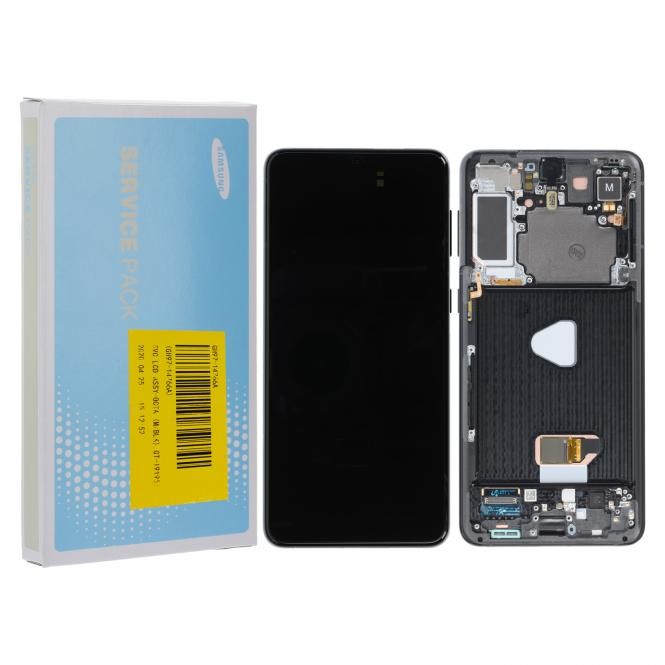 Samsung Galaxy S21+ G996B/DS LCD Display  Phantom Schwarz Serviceware