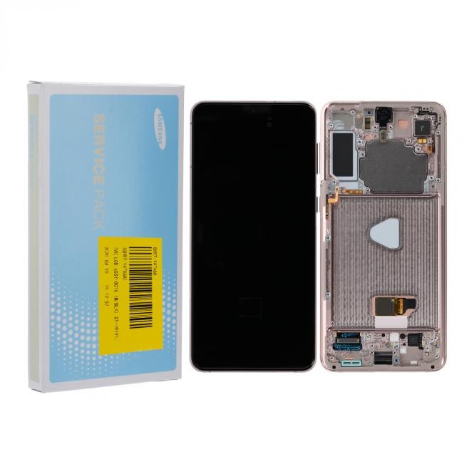 Samsung Galaxy S21+ G996B/DS LCD Display inkl. Akku Phantom Violett Serviceware