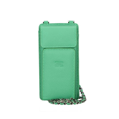 Bouletta Avjin Echtleder Handytasche mit Schulterriemen für iPhone 13 Pro Max 6.7 - Grün