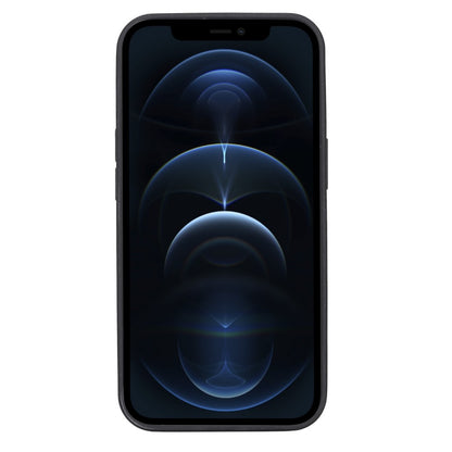 Bouletta Flex Cover Back Leder Case für iPhone 13 Pro - Schwarz
