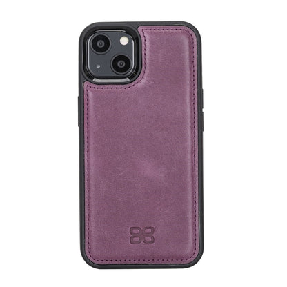 Bouletta Flex Cover Back Leder Case für iPhone 13 - Lila
