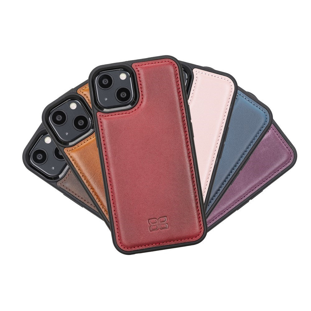 Bouletta Flex Cover Back Leder Case für iPhone 13 Serien