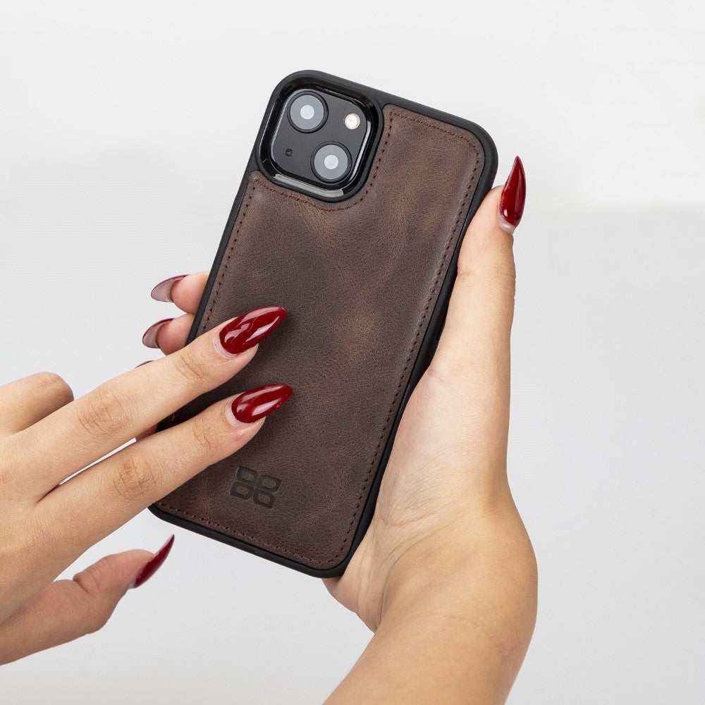 Bouletta Flex Cover Back Leder Case für iPhone 13 Serien
