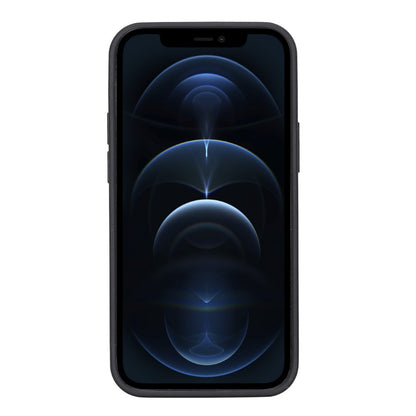Bouletta Flex Cover Back Leder Case für iPhone 13 Mini - Blau
