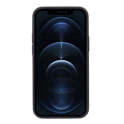 Bouletta Flex Cover Back Leder Case mit Kartenfach für iPhone 13 Mini - Blau