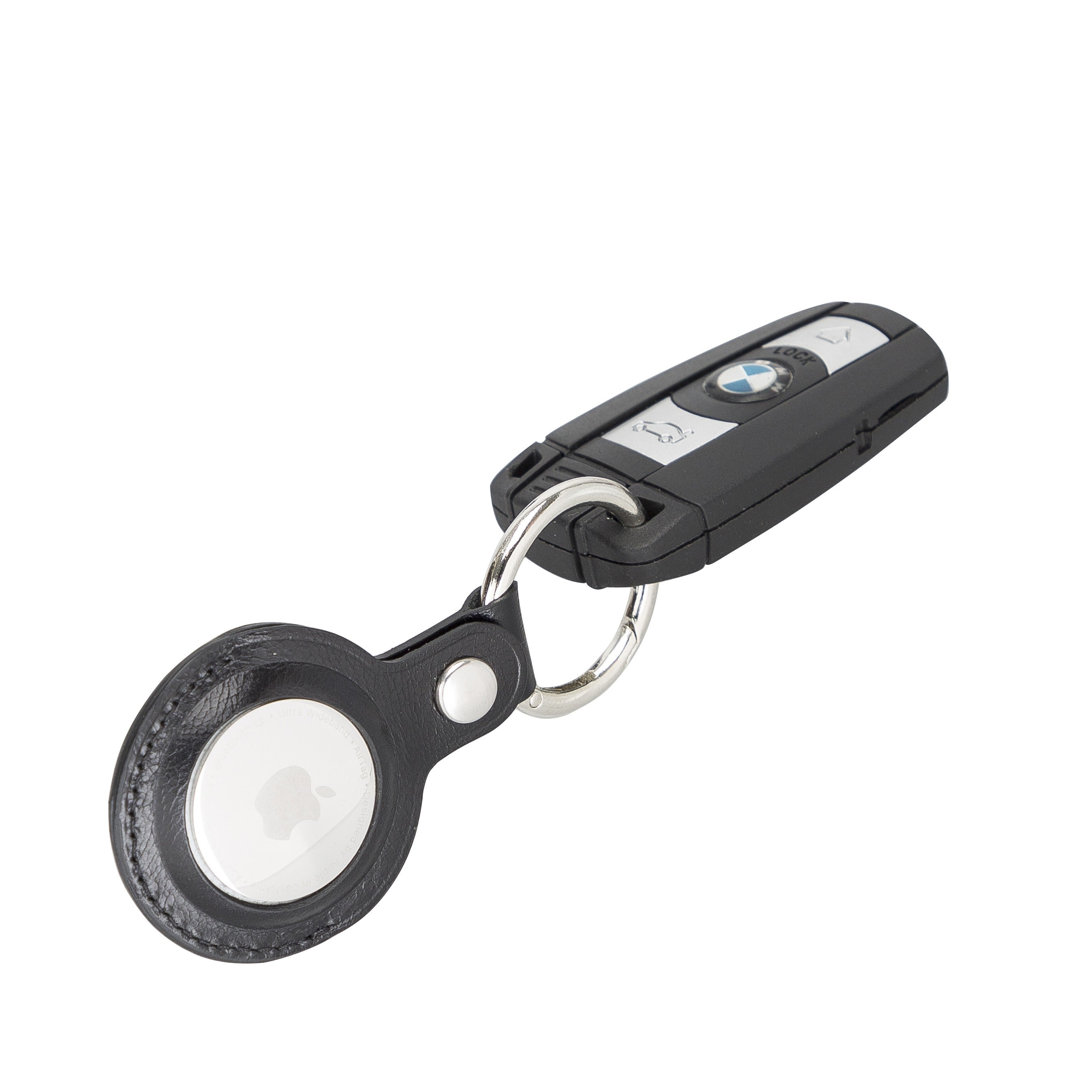 Arta AirTag Lederhülle - Schwarz