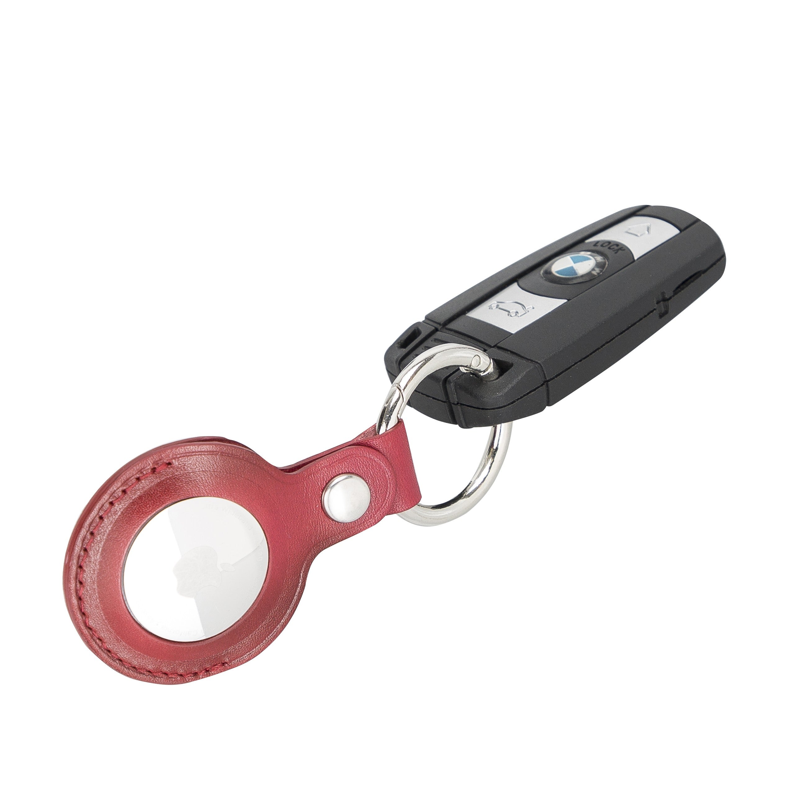 Arta AirTag Lederhülle - Rot