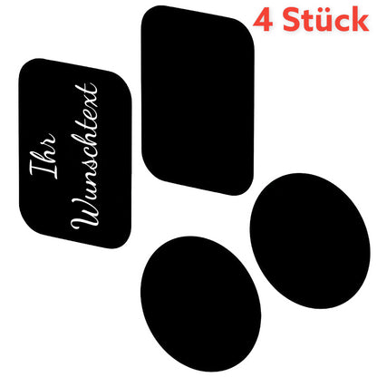 4X Magnet Ersatz Metallplättchen für Auto Magnet Handyhalter KFZ Universal