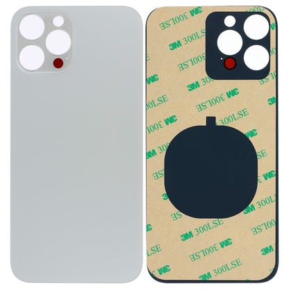 Cover Glas Rückseite mit grossen Löchern, Kompatibel mit iPhone 12 Pro Max - Silber