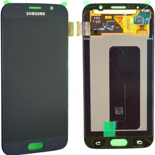 Original Samsung Galaxy S6 SM-G920 LCD Display Schwarz