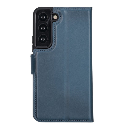 BOULETTA MAGNETISCH ABNEHMBARE LEDERHÜLLE FÜR SAMSUNG GALAXY S22 - Blau
