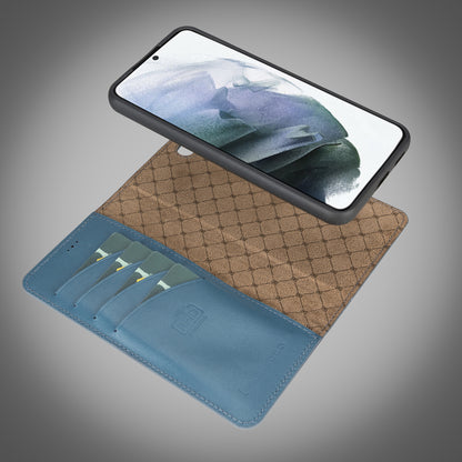 BOULETTA MAGNETISCH ABNEHMBARE LEDERHÜLLE FÜR SAMSUNG GALAXY S22 Plus - Blau
