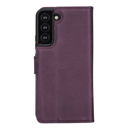 BOULETTA MAGNETISCH ABNEHMBARE LEDERHÜLLE FÜR SAMSUNG GALAXY S22 Plus - Lila