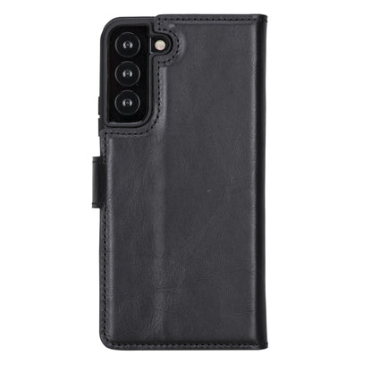 BOULETTA MAGNETISCH ABNEHMBARE LEDERHÜLLE FÜR SAMSUNG GALAXY S22 Plus - Schwarz