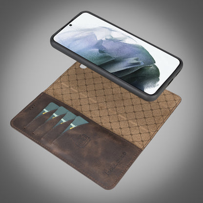 BOULETTA MAGNETISCH ABNEHMBARE LEDERHÜLLE FÜR SAMSUNG GALAXY S22 Plus - Dunkelbraun