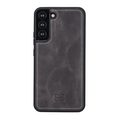 BOULETTA MAGNETISCH ABNEHMBARE LEDERHÜLLE FÜR SAMSUNG GALAXY S22 Plus - Grau