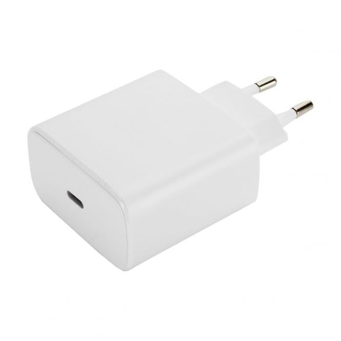 Samsung 45 Watt Schnellladegerät EP-TA845XWE Weiss Inkl. USB Typ C auf USB Typ C Datenkabel
