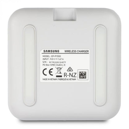 Samsung Wireless Charger Pad EP-P1300BWEGEU mit Schnellladefunktion, Weiss