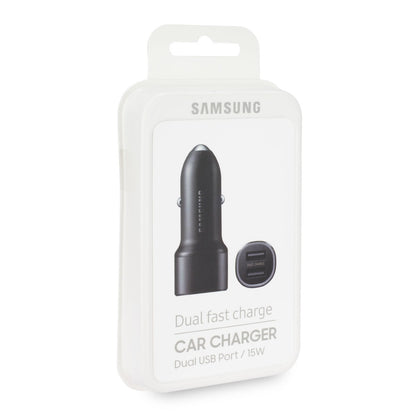 Samsung Dual KFZ-Schnell-Ladegerät EP-L1100NBEGWW, Schwarz
