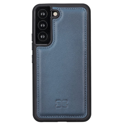 BOULETTA FLEX COVER BACK LEDER CASE FÜR SAMSUNG GALAXY S22 - Blau