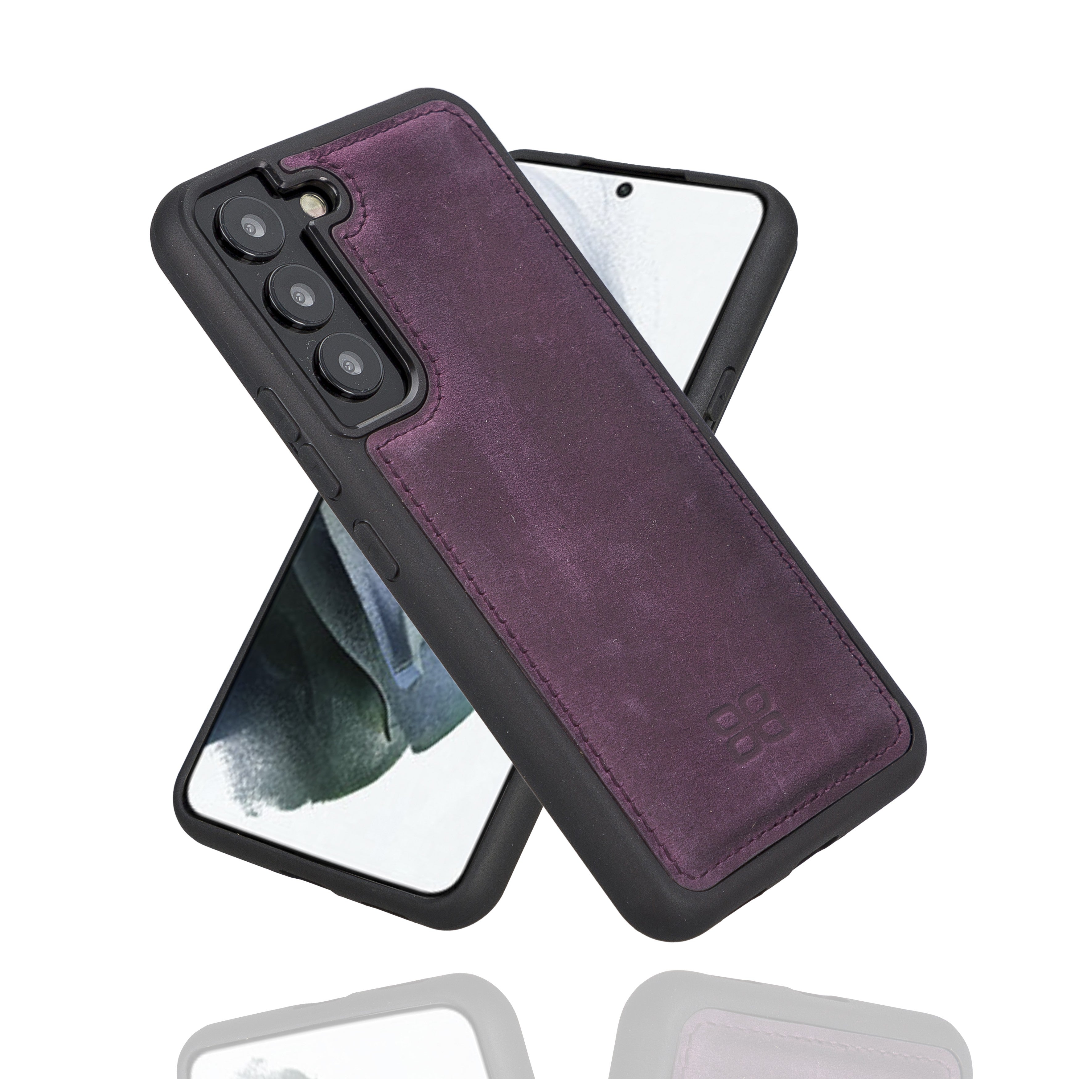 BOULETTA FLEX COVER BACK LEDER CASE FÜR SAMSUNG GALAXY S22 - Lila