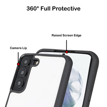 BOULETTA FLEX COVER BACK LEDER CASE FÜR SAMSUNG GALAXY S22 - Weiss