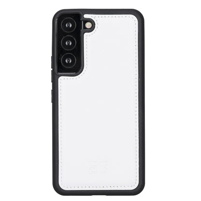 BOULETTA FLEX COVER BACK LEDER CASE FÜR SAMSUNG GALAXY S22 - Weiss