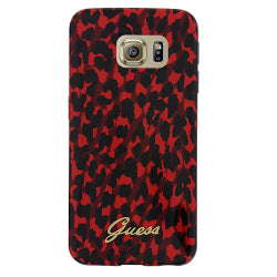 TPU Case Guess Leopard für Samsung G920F Galaxy S6 Red