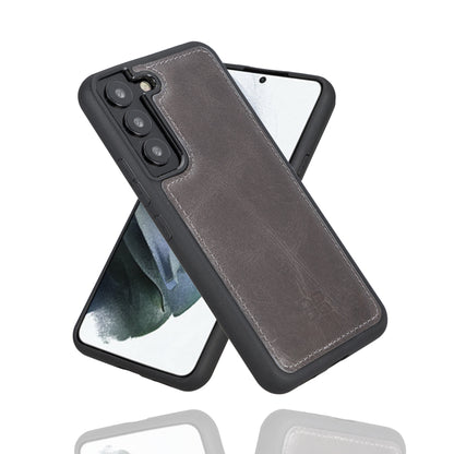 BOULETTA FLEX COVER BACK LEDER CASE FÜR SAMSUNG GALAXY S22 - Grau