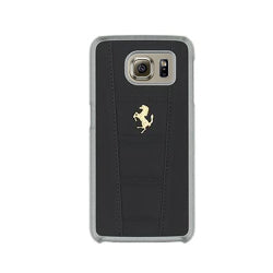 Ferrari 458 Leder Hard Case für Samsung G920F Galaxy S6